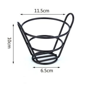 Sizzling French Fries Kitchen Frying Tray Holder Food Basket Storage Container TH