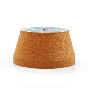 TIMES LORD Emery Cup Stone Polishing Wheel White Corundum Carving Angle Grinder Stone Wear-resistant Granite Grinding Head Stone 100 Type Angle Grinder