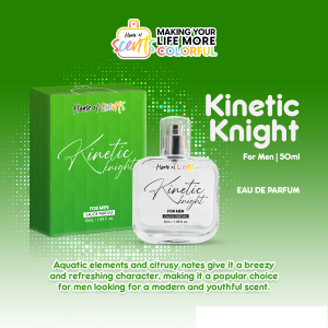 Home of Scents 50ml Premium Long-Lasting Fragrances for Him | Distinct Duke Kinetic Knight Radiant Fire & Ignite Rouge