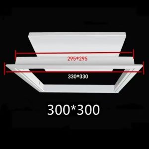 【24h Ship】(COD)Heavy duty powder-coated metal white aluminum alloy ceiling piping wall new design