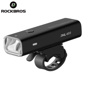 ROCKBROS Đèn Xe Đạp Đèn Pha Xe Đạp Di Động Bằng Hợp Kim Nhôm Đèn Xe Đạp Đường Trường Xe Đạp Leo Núi Chống Nước Đèn Pin Đạp Xe Sạc USB Phụ Kiện Xe Đạp