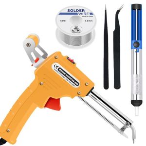 ⏰Flash Sale⏰  Handheld Internal - Heat Soldering  5 - Piece Set  Welding Torch  Automatic Electric Welder  High - Efficiency Welding  Multiple Accessories  手持内热式焊锡枪 5 件套  Set 5 Senter Soldering Panas Dalaman Pegangan