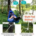 ✅Original + 24 hours delivery✅Ice silk Hammock 200KG Camping Hiking Duyan Outdoor Foldable Hammock Travel Hammock with Storage Bag(blue). 