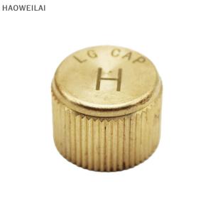 [HAOWEILAI] สารทำความเย็นเครื่องปรับอากาศรถยนต์ฝาครอบวาล์วแกนหลักหมวกพอร์ตต่ำสูงด้านข้างอัตโนมัติแรงดันสูงต่ำอุปกรณ์เสริมหมวก