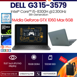 DELL G3 15-3579 CORE I5 8TH GEN 15.6" INCH 16GB RAM 512GB SSD Nvidia Graphics 6GB