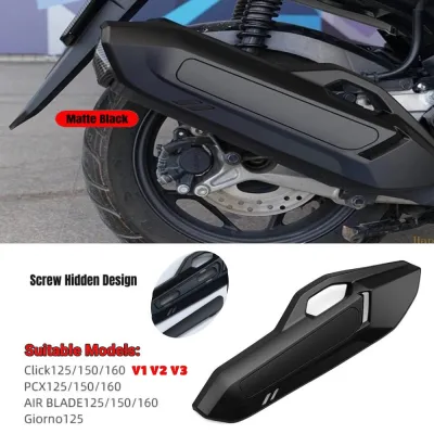Heat Guard For HONDA CLICK 125i/150i V2 V3 GAME Changer Muffler Cover Exhaust Pipe Shield Protector