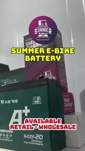 Ebike Battery 12v 15ah Tianneng nd / Deep Cycle / AGM GEL battery /Maintenance Free/ Romai/ Nwow