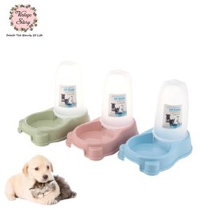 2 in 1 Auto Feeder Tempat Makan Minum Anjing Kucing Peliharaan 27.5x18x25cm