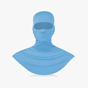 หน้ากากกันแดดขี่จักรยานกลางแจ้งสําหรับผู้ชายในฤดูร้อน ผ้าคลุมไหล่และหน้ากากป้องกันคอสีทึบ