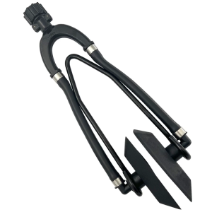 5/8In Standard Garden Hose Connection Engine Flushing Double Water Feed Motor Flusher Round/Rectangular Muffs