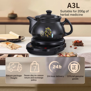 Fully automatic Chinese Electronic Casserole Medicine Pot Traditional Chinese Medicine Stewing Jar Pot Herb Boiler Decocting Pot Health Pot