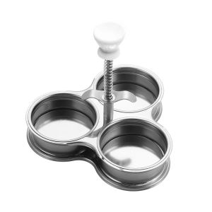 Stainless Steel Microwave Egg Poachers Cooker Multi-Function Boiler Steamer Tool