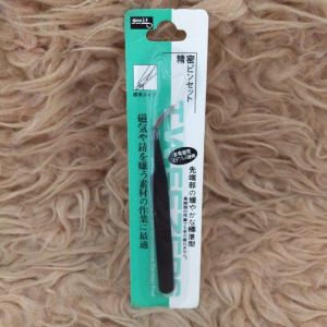 PINSET STAINLESS UJUNG BENGKOK LANCIP PENJEPIT PENCABUT BULU TANAM BULU MATA