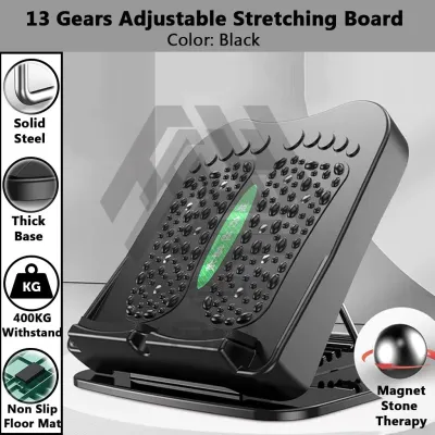 3H 13 Gear Papan Regangan/ Stretching Board Kaki C/W Magnet | Standing Foot Stretcher | Pedal Board