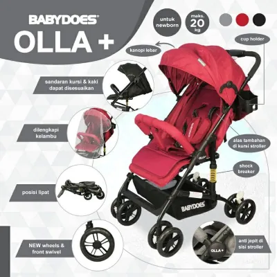 Stroller Babydoes Hola / Olla Kereta Dorong Bayi