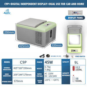 Alpicool C15/C20 Refrigerator Compressor Refrigeration freezing 冰箱 Vehicle Household Dual-Purpose