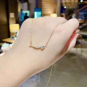 good 999 jewelry Stainless Steel Fashion Design personality fishbone style Necklace for women N8016