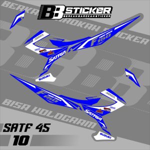 STRIPING VARIASI NEW SATRIA FU 150 BISA HOLOGRAM REDBULL SATRIA FU FACELIFT  SATF 45