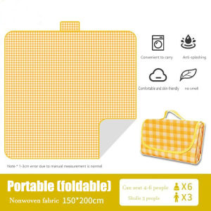 200*200cm Picnic Blanket Waterproof Foldable Outdoor Camping Mat Beach Mat Oxford Portable Picnic Mat