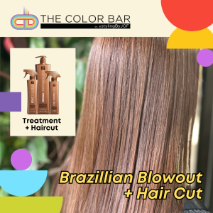 The Color Bar Salon Brazilian Blowout & Haircut e-voucher
