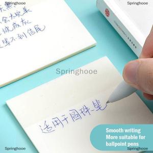 [COD] Springhooe 50 Sheets Waterproof PET Transparent Sticky Note Memo pad Daily To Do List