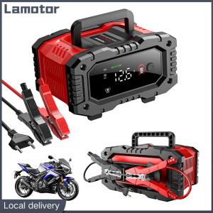[Vktech] 12V 20A 24V 10A Electric Motorcycles Charger 7-Stage Smart Charger Moto Battery Charger for Lead-Acid AGM GEL Batteries