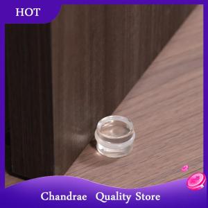 [Chandrae] Acrylic Door Stopper Transparent Cylindrical Anti-Collision Buffer To Protect Walls And Furniture Self Adhesive Door Stopper