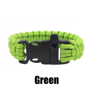 DOOUR Outdoor Camping Hiking Emergency Gear Paracord Woven Buckle Rope Paracord Bracelet