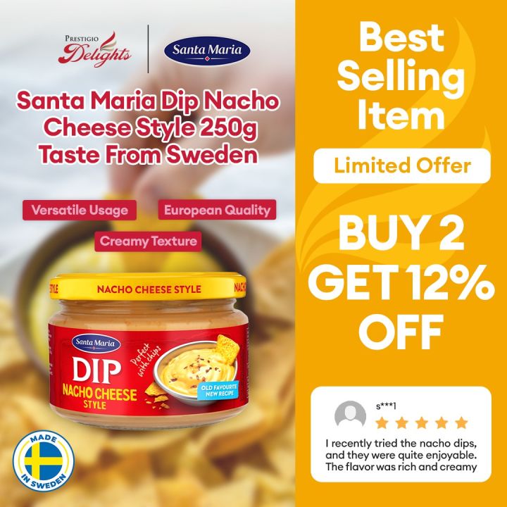 Santa Maria Dip Nacho Cheese Style 250g | Taste from Sweden