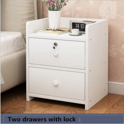 Bedside cabinet assembly furniture 2 drawers and 3 drawers