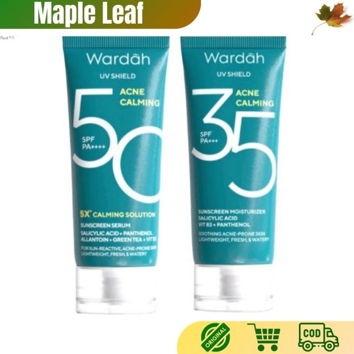 WARDAH UV Shield Acne Calming Sunscreen SPF50 | SPF35