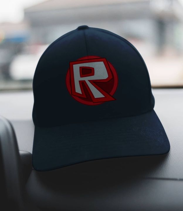 Backwards R Cap Roblox Red Backwards Cap Roblox Baseball Cap 01
