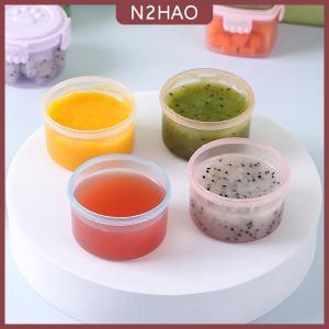 N2HAO  1pcs mini chai nước sốt nhựa gia vị hộp Salad Dressing container cho thịt nướng ngoài trời Bento Hộp Ăn Trưa phụ kiện