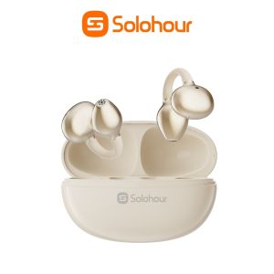 Solohour ST7 OWS Bluetooth 6.0 Wireless Earbuds 4-Mic ENC Noise Cancelling Touch Control Open Ear Headphones