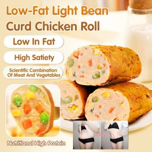 Fitness Snacks Low Fat Bean Skin Dried Beans Gourmet Rolls