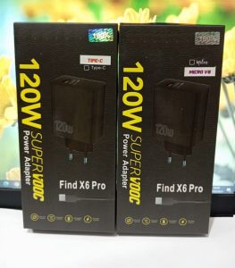 Charger OPP FIND X6 PRO 120W Super VOOC Power Adapter Support Fast Charging