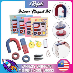 [iRojak] Magnet for Kids Magnet Play Set Experiment Physics Magnetic Teaching Tool 磁铁套装 Mainan Magnet - BT428