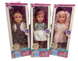 18 n Girl Simulated Doll Doll Full Body Vinyl 3D Glass Eyes Blink Doll Toy
