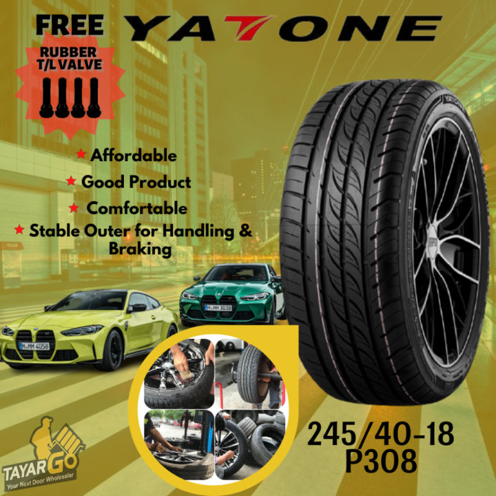 TAYARGO New Car Tyre 245 40 18 Yatone Tyre China Tyre Kereta Car Tayar ...