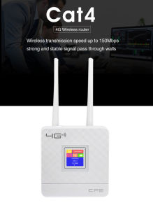 4G Wifi Router CPE Antenna WAN LAN RJ45 Unlocked Modem Lte Sim Card Hotspot Wireless (Support TPG)