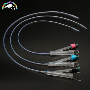 Two-way Foley Canine Urinary Catheter with Balloon 2 Way Foley Dog Catheters Silicone Urine Catheters Veterinary Instrument