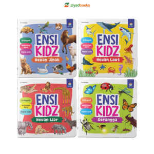 ISI 4 BUKU - Buku Ensikids Dunia Hewan - Hewan Lau Hewan Jinak Hewan Liar Serangga Ziyadbooks Buku Pengetahuan Anak