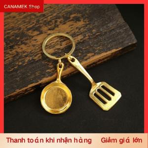 CS Mini Vàng Xẻng Vàng Nồi Keychain Trò Chơi Ngoại Vi Teamfight Chiến Thuật Móc Chìa Khóa Sáng Tạo Đồ Chơi Túi Chìa Khóa Xe Chủ Mặt Dây Chuyền