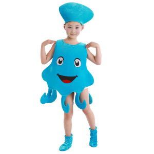 Marine Animals Crab Cosplay Costume Children Performance Lobster Devil Fish Clothing Set Sea World Octopus Penguin Hat Clothes Shoe Anime Dancing Dress Show