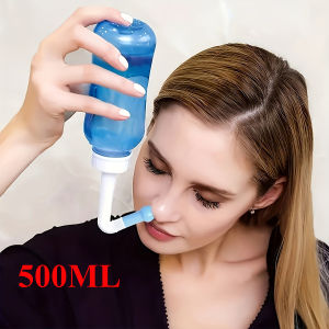 Nasal Wash Bottle Neti Pot Sinus Rinse Bottle Nose Cleaner Nasal Irrigation Set Suitable for Nose Care Rhinitis Nose Allergic And Cold Flu Nursing Cleaning Supplies Cleaning Tool