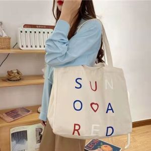 2025 NEW ARRIVAL stylish minimalist printed shopping one shoulder tote bag student 03295