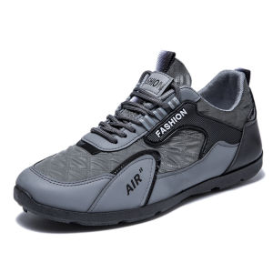 Sepatu Kasual Pria Premium FASHIONE AIR Hig Quality No.1 Sneakers Cowok Keren Gaya Korean Steel Bahan PU leather Sol Karet K41