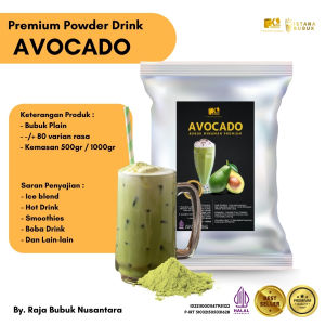 Bubuk Minuman Premium Rasa Avocado Powder Drink Premium Alpukat