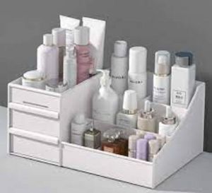 RAK KOSMETIK 3 SUSUN Kotak Organizer Multifungsi Desktop Storage RAK MAKE UP