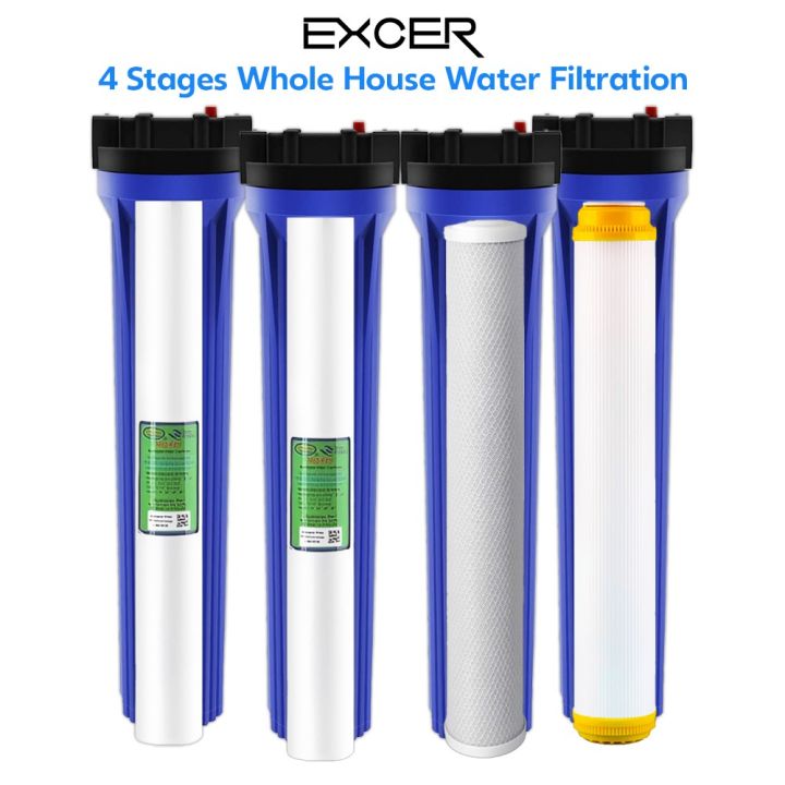 4 Stages Whole House Water filtration For deepwell or nawasa with ...